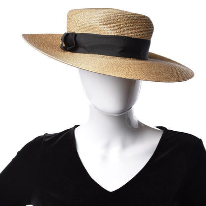 Gucci Lame Papier Hat L Black Gold 2 of 8