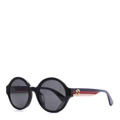 Gucci Round Web Sunglasses GG0280SA Black 1 of 8