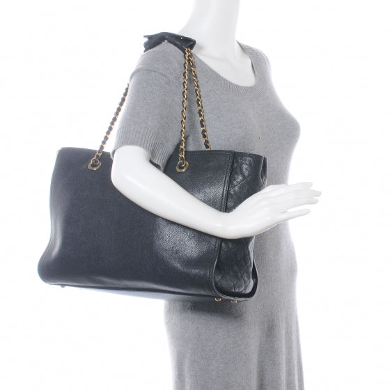 Caviar Large Edy Reissue Tote Black