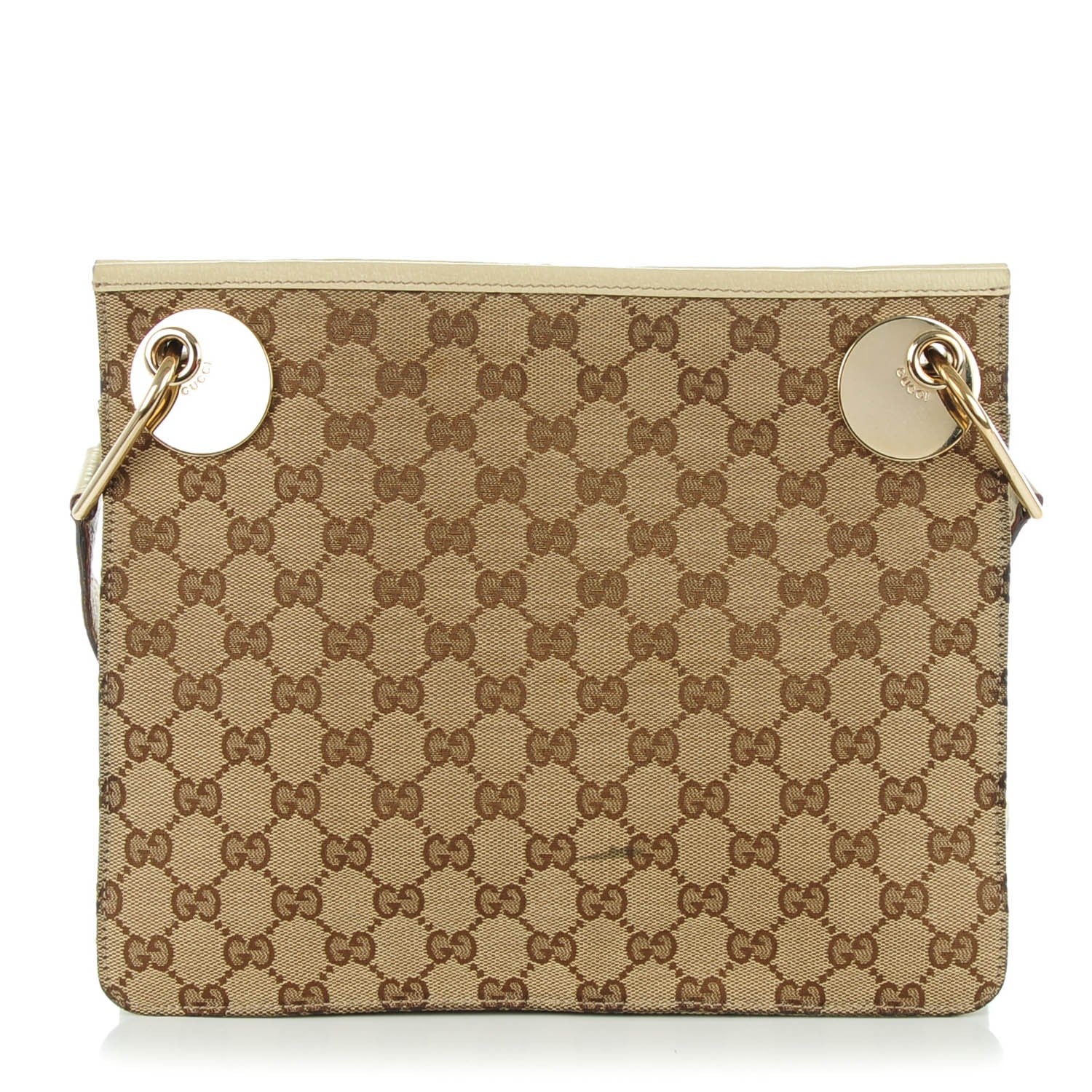 Gucci Monogram Eclipse Messenger Bag Off White 1 of 9
