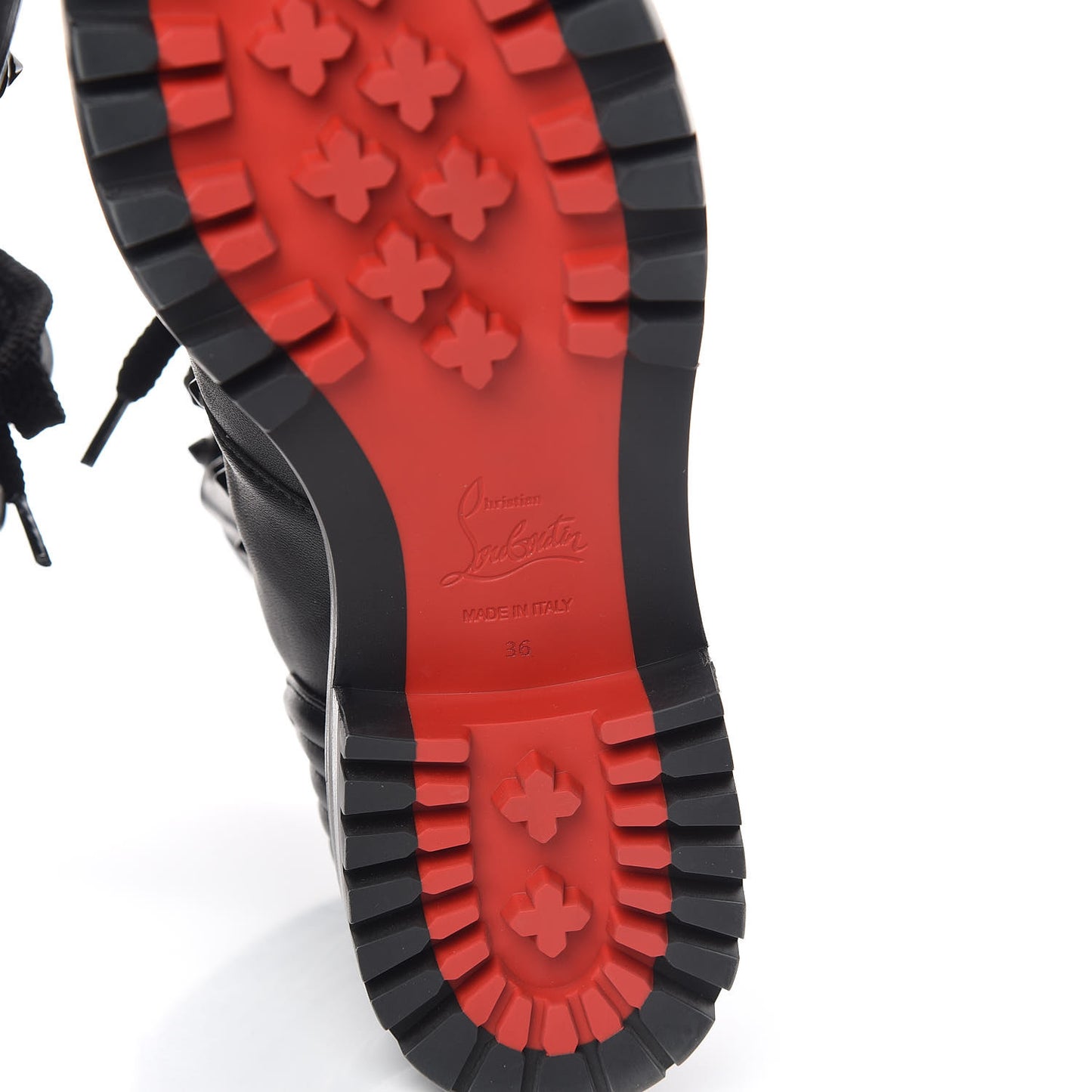 Nappa Mad Flat Boots 36 Black