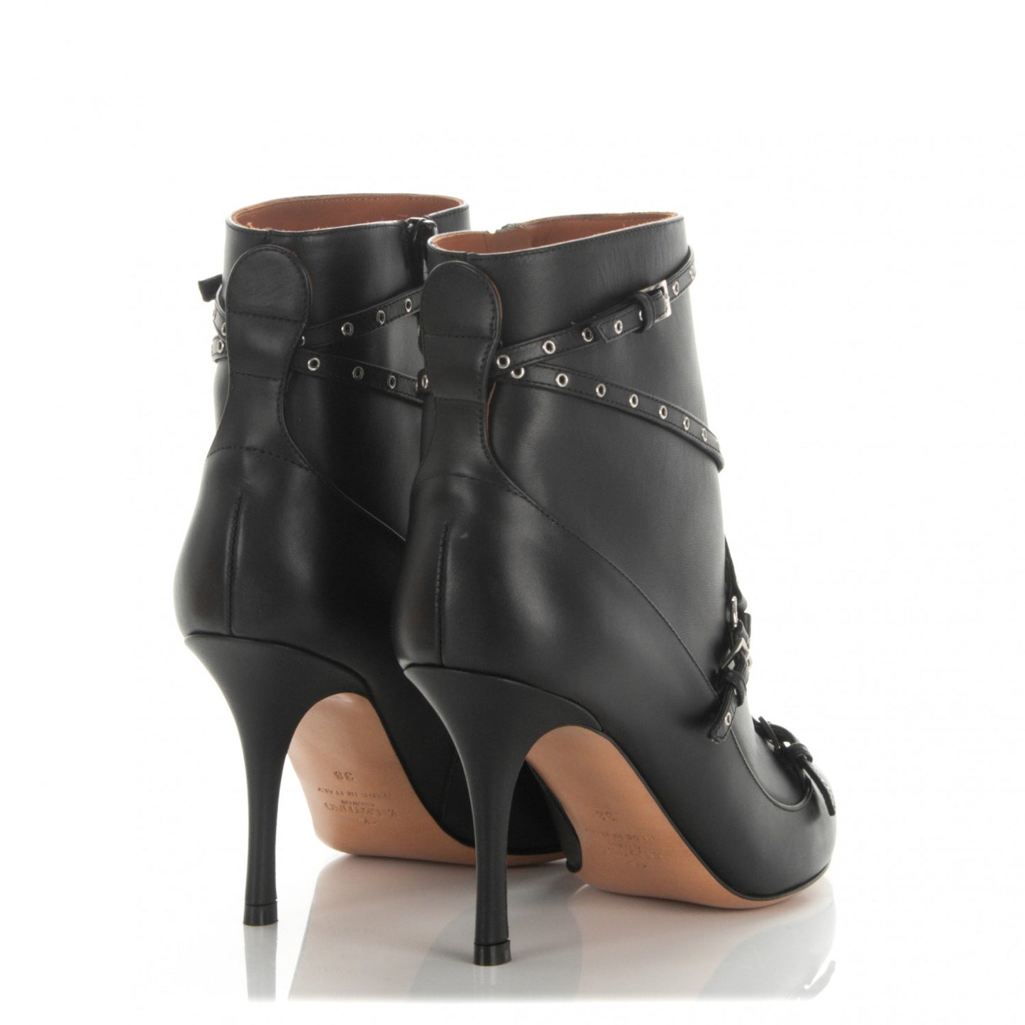 Nappa Love Latch 100mm Ankle Boots 38 Black