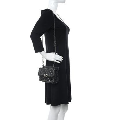 Valentino Garavani Beaded Small Rockstud Spike It Shoulder Bag Black 2 of 9