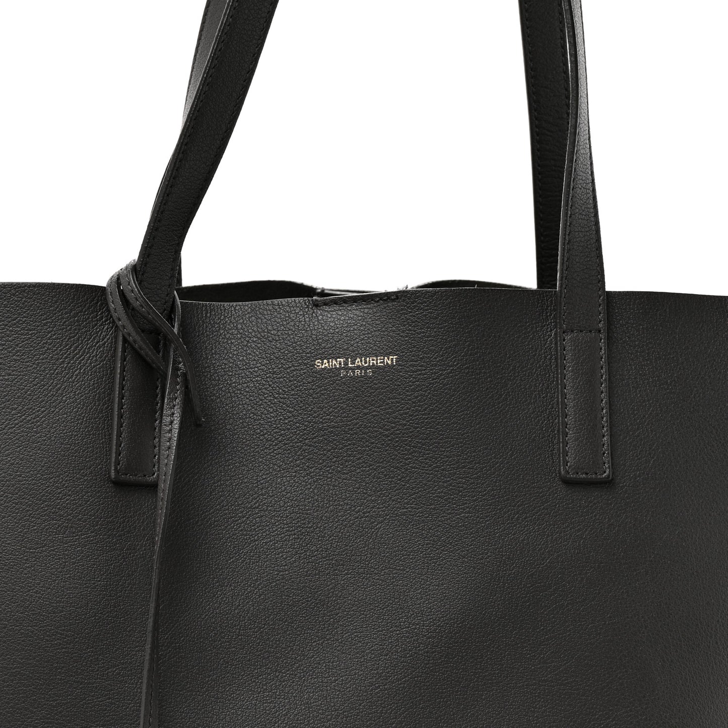 Calfskin Large Shopping Tote Pebble