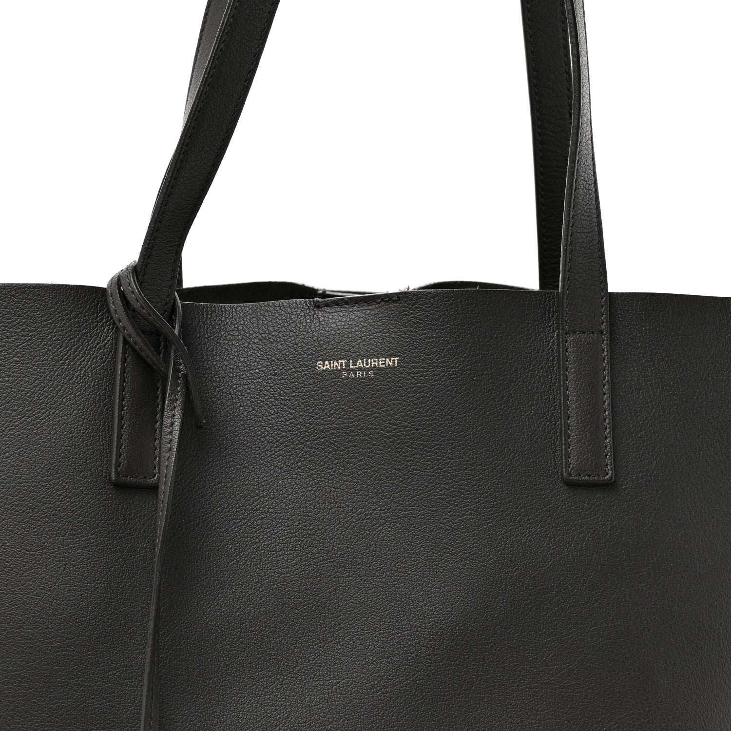 Saint Laurent Calfskin Large Shopping Tote Pebble 9 of 13