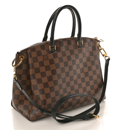 Louis Vuitton Damier Ebene Odeon Tote MM Black 3 of 10