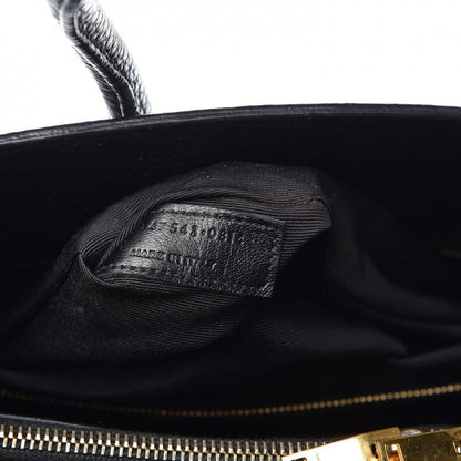 Saint Laurent Grained Calfskin Large Sac De Jour Carryall Black 7 of 19