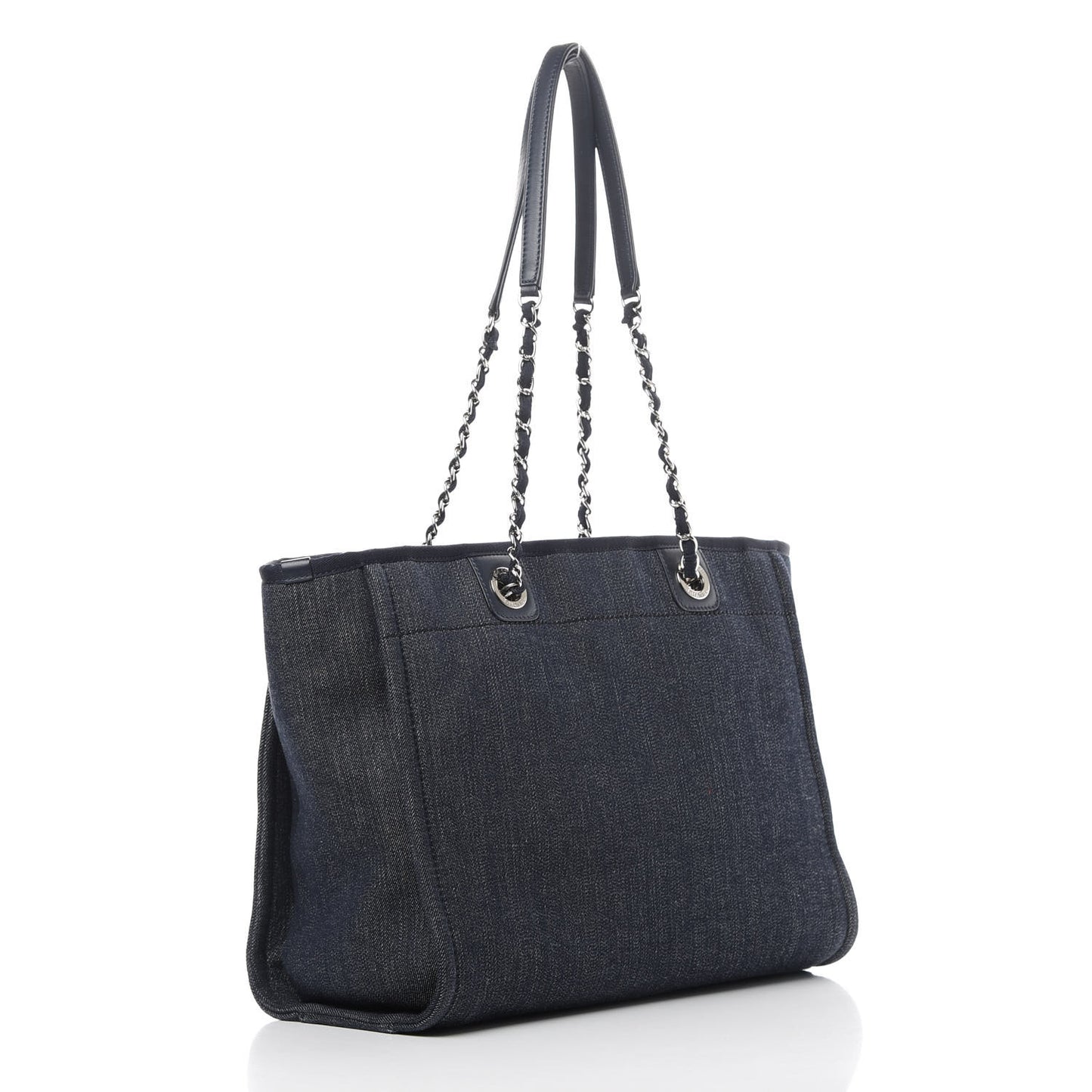Denim Small Deauville Tote Dark Blue