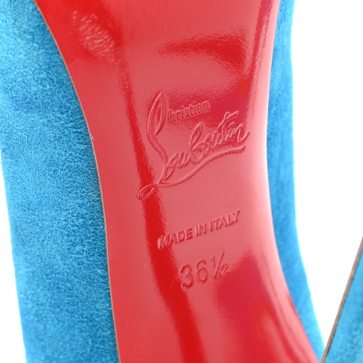 Veau Velours So Kate 120 Pumps 36.5 Egyptian Blue