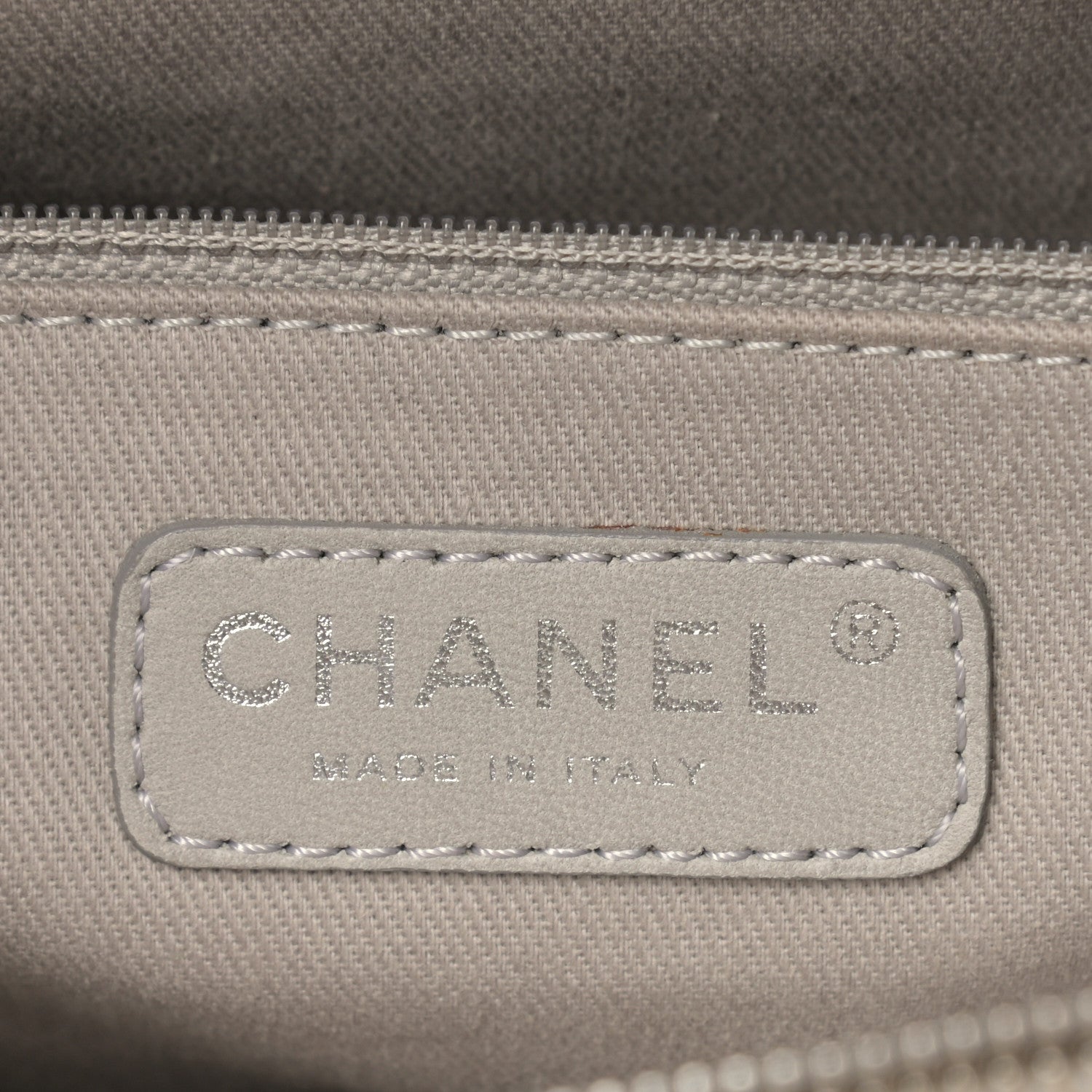 Chanel Aged Calfskin Quilted Be CC Tote Dark White 6 of 15