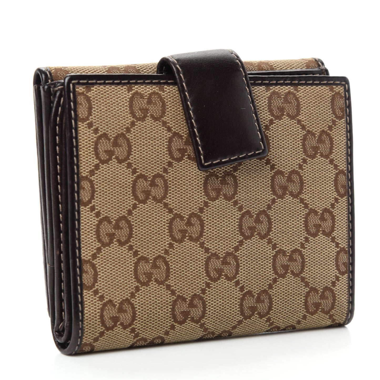 Monogram New Britt French Wallet Dark Brown