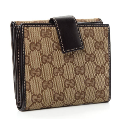Gucci Monogram New Britt French Wallet Dark Brown 3 of 9
