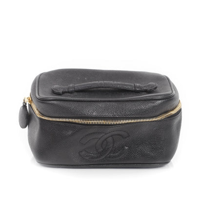 Chanel Caviar Cosmetic Case Black 4 of 9