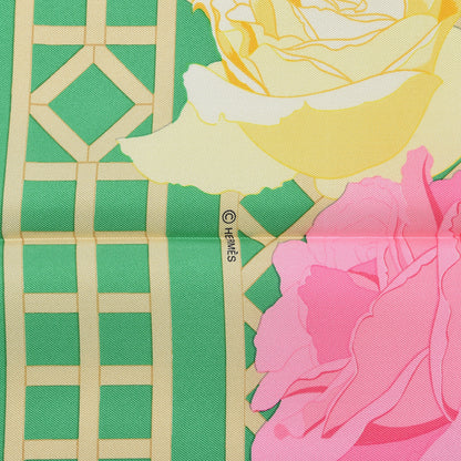 Hermes Silk Roseraie Scarf 90 4 of 4