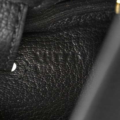 Hermes Togo Kelly Retourne 25 Black 7 of 12