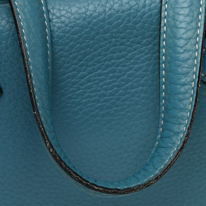 Hermes Taurillon Clemence Victoria II 35 Blue Jean 12 of 18