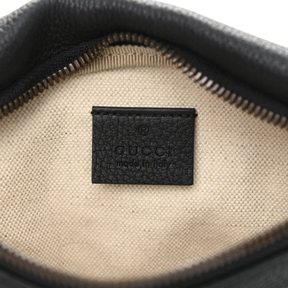 Gucci Grained Calfskin Small Logo Belt Bag Black 6 of 11