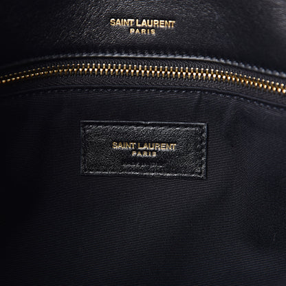 Saint Laurent Lambskin Matelasse Monogram Medium Niki Chain Satchel Black 6 of 11