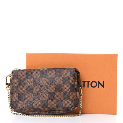 Louis Vuitton Damier Ebene Mini Pochette Accessories 10 of 10