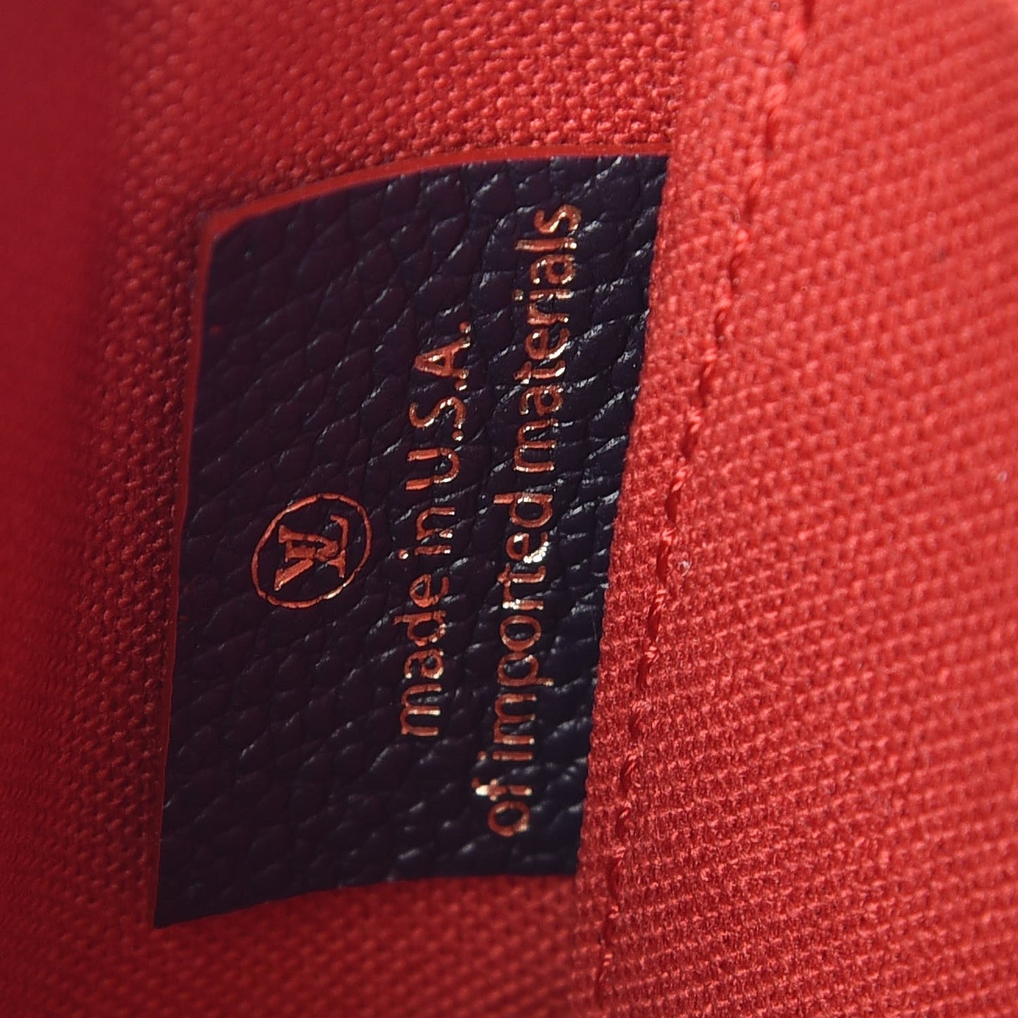 Empreinte Pochette Felicie Chain Wallet Marine Rouge