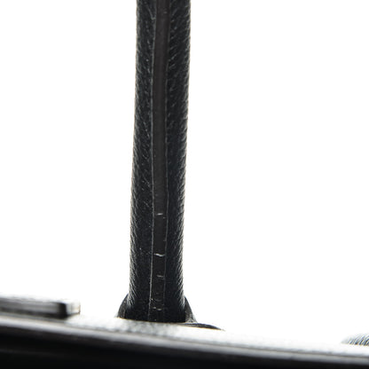 Celine Drummed Calfskin Mini Luggage Black 7 of 7