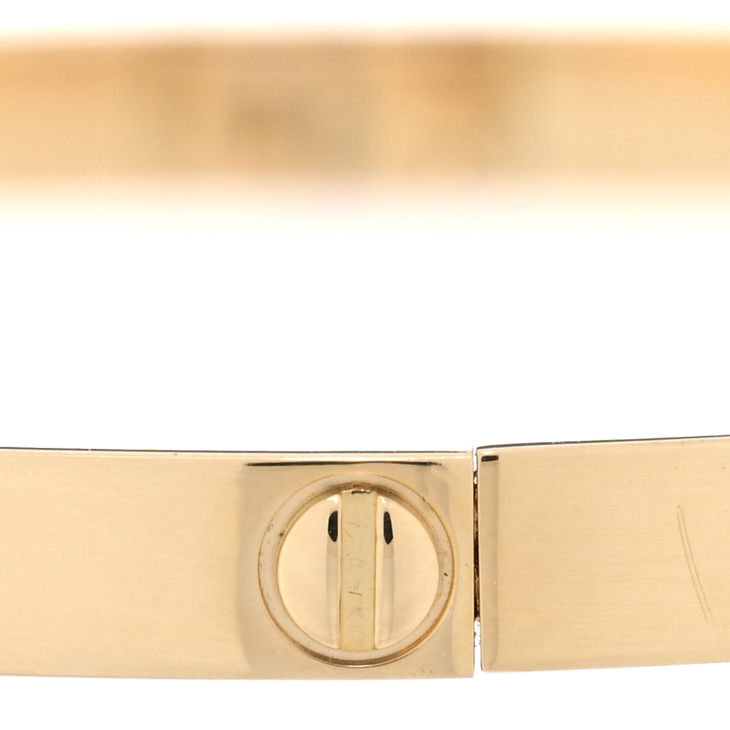 18K Yellow Gold Small LOVE Bracelet 17