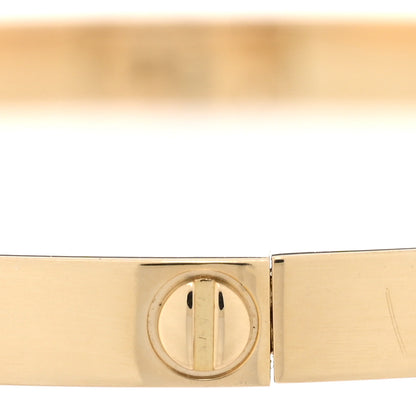 Cartier 18K Yellow Gold Small LOVE Bracelet 17 4 of 8