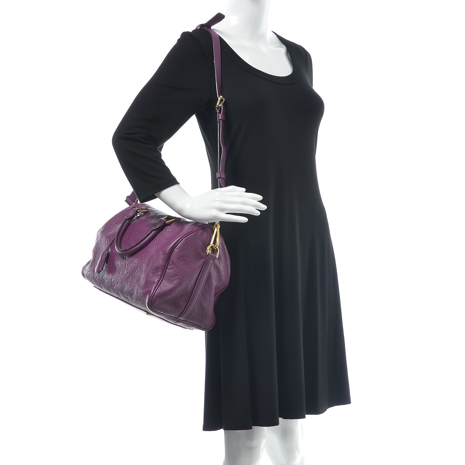 Louis Vuitton Empreinte Speedy Bandouliere 30 Amethyste 3 of 11