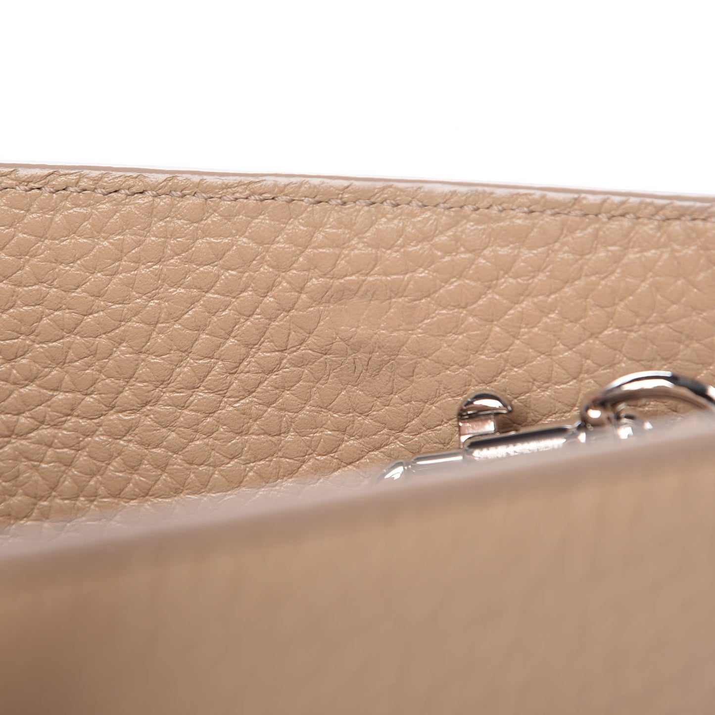 Grained Calfskin Small Sac De Jour Nude Powder
