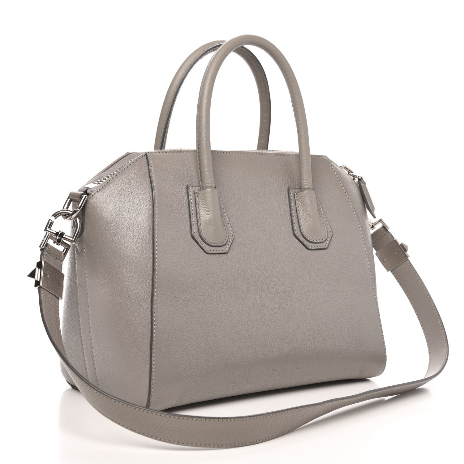 Givenchy Sugar Goatskin Small Antigona Pearl Grey 3 of 18