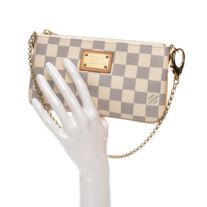 Louis Vuitton Damier Azur Pochette Milla MM 2 of 7
