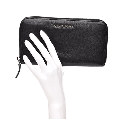 Givenchy Sugar Goatskin Pandora Zip Around Wallet Black 2 of 13