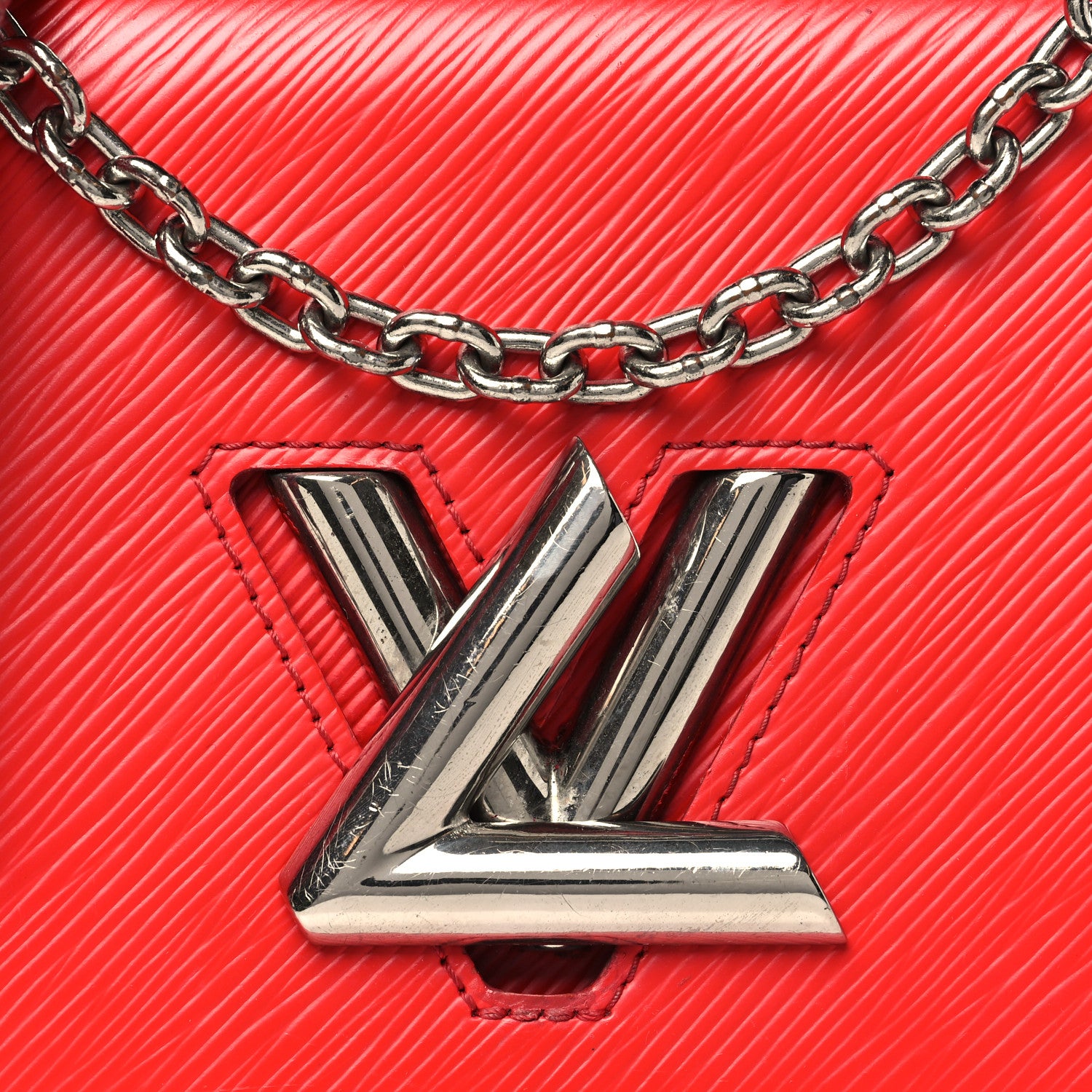 Louis Vuitton Epi Twist Shoulder Bag MM Coquelicot 7 of 15