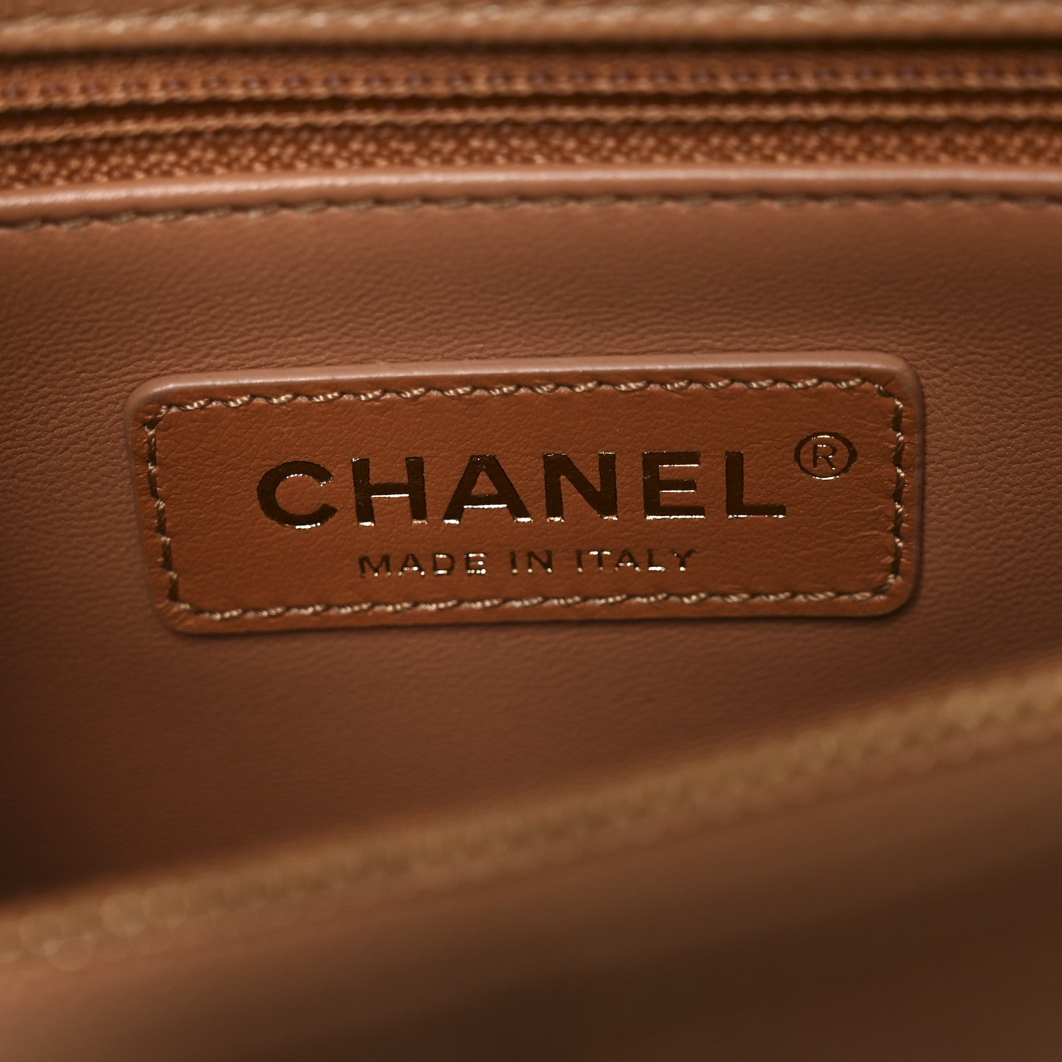 Chanel Caviar Quilted Small Coco Handle Flap Brown 6 of 10