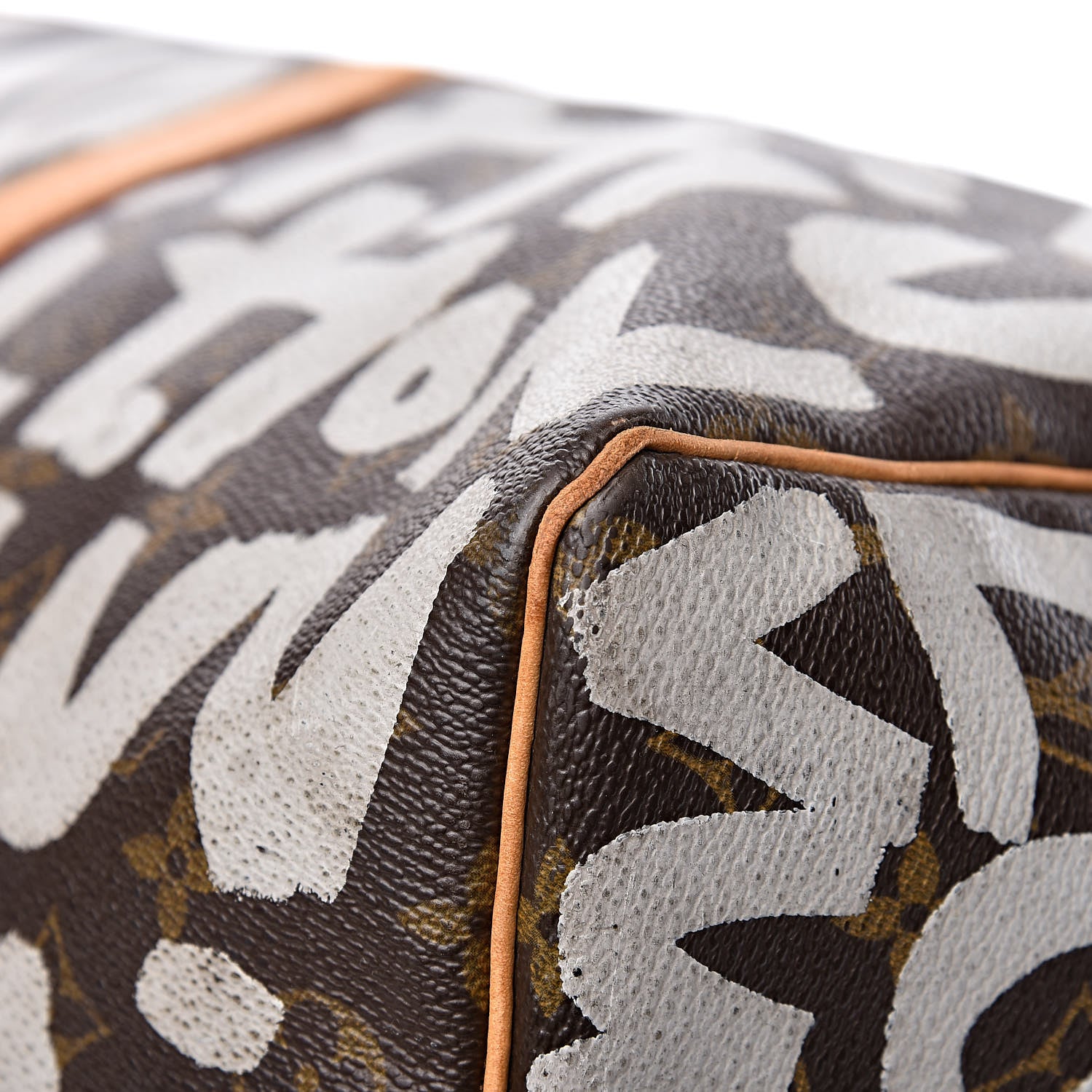 Louis Vuitton Graffiti Keepall 50 Silver 10 of 30