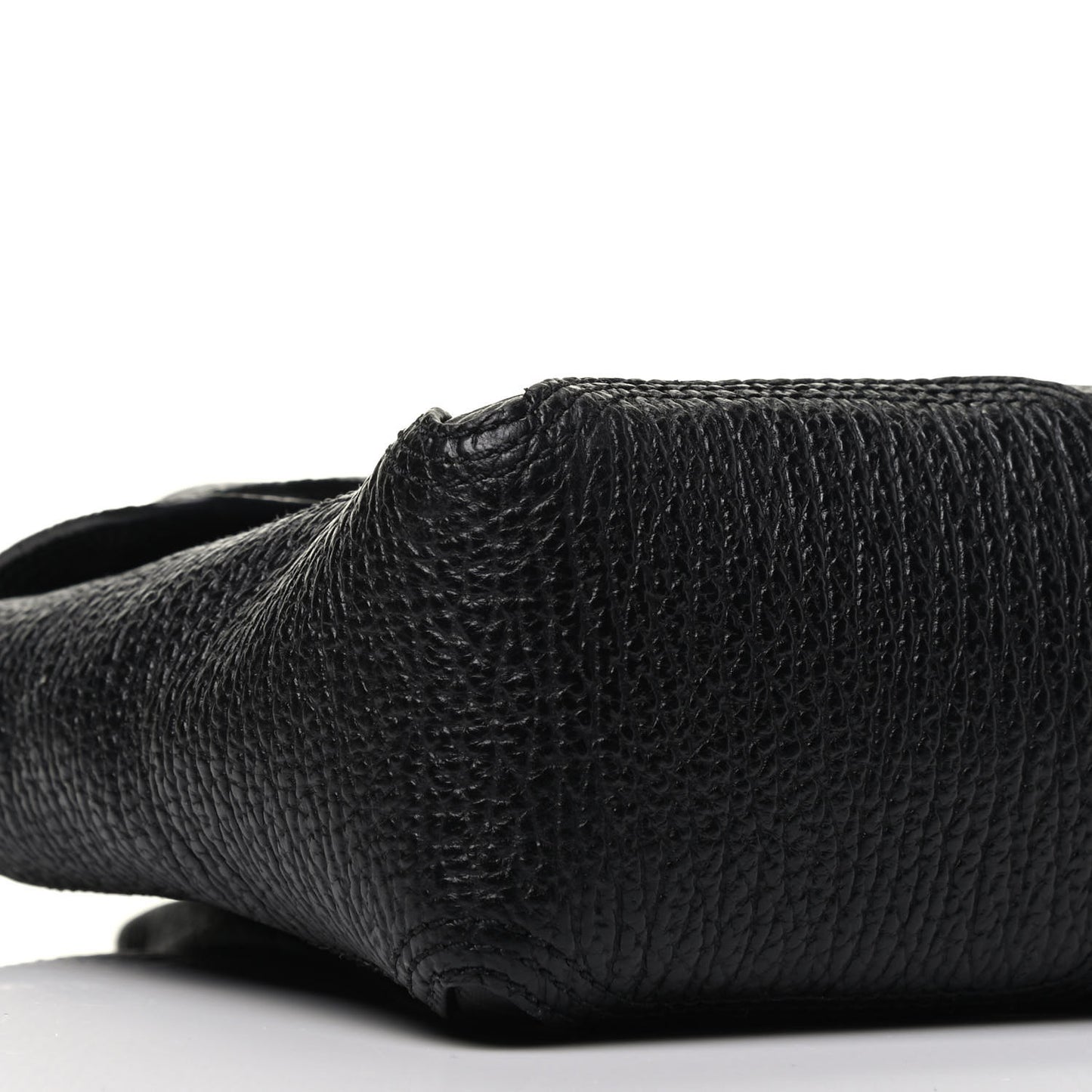 Textured Calfskin Mini Pashli Satchel Black
