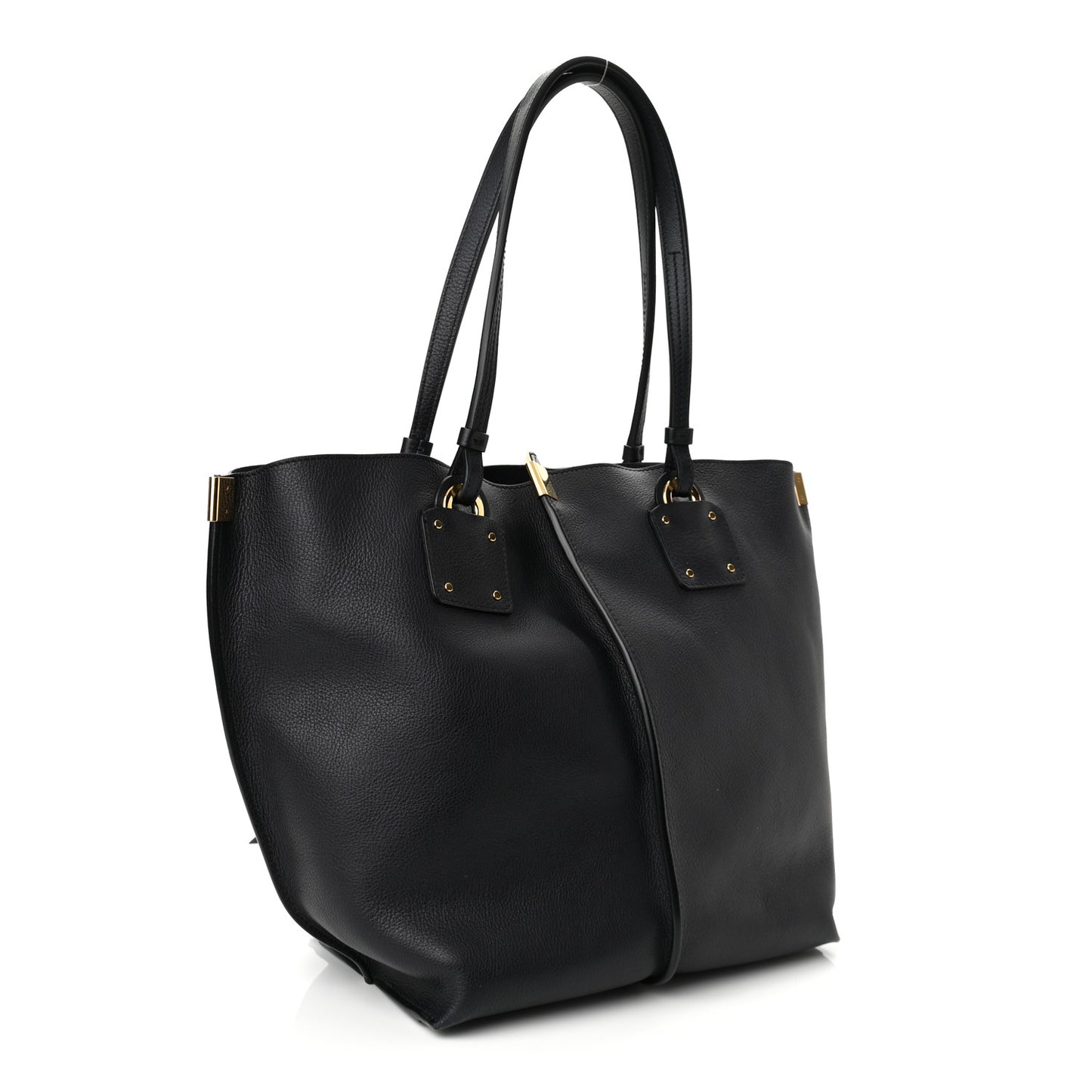 Smooth Calfskin Medium Vick Tote Full Blue