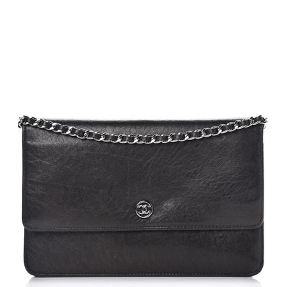 Chanel Goatskin Wallet on Chain WOC Black 1 of 15