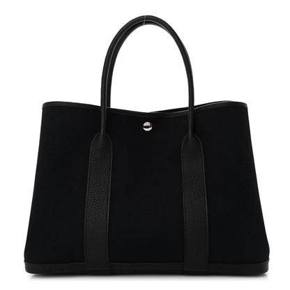 Hermes Toile Negonda Garden Party Tote 36 MM Black 1 of 11