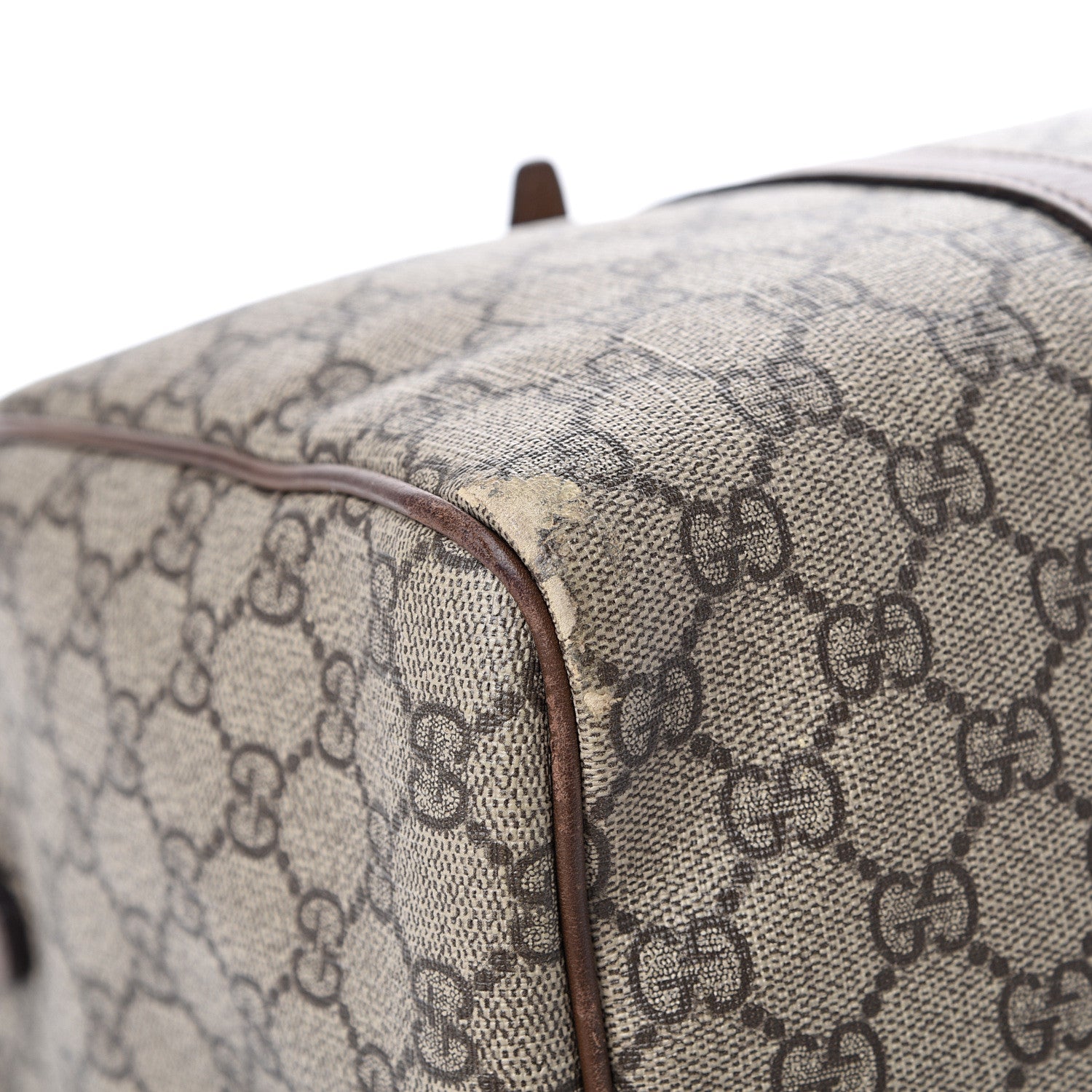 Gucci GG Supreme Monogram Margaux Calfskin Medium Nice Boston Beige Ebony Acero 14 of 25