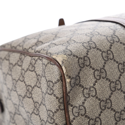 Gucci GG Supreme Monogram Margaux Calfskin Medium Nice Boston Beige Ebony Acero 14 of 25
