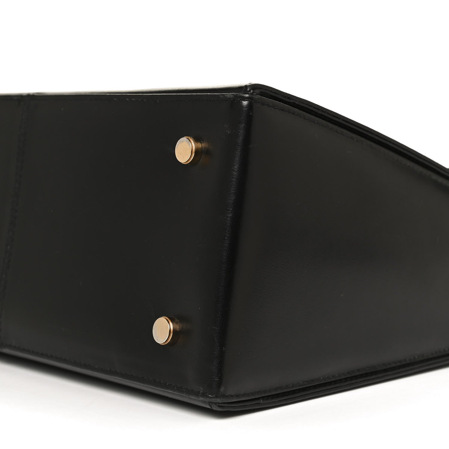 Salvatore Ferragamo Calfskin Gancini 2-Way Top Handle Bag Black 9 of 11