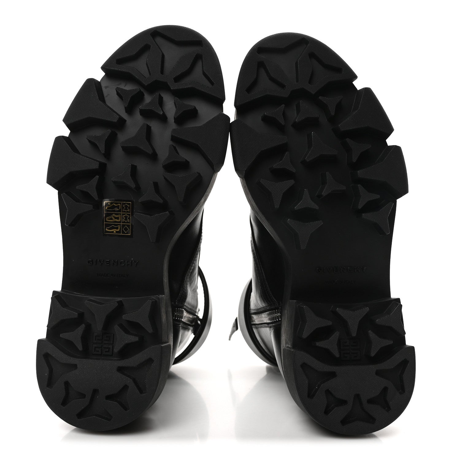 Givenchy Calfskin Combat Boots 35 Black 6 of 9