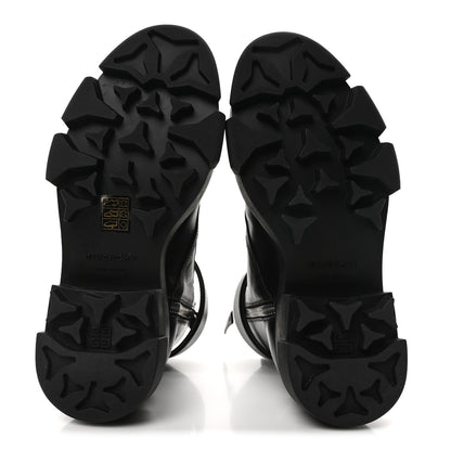 Givenchy Calfskin Combat Boots 35 Black 6 of 9