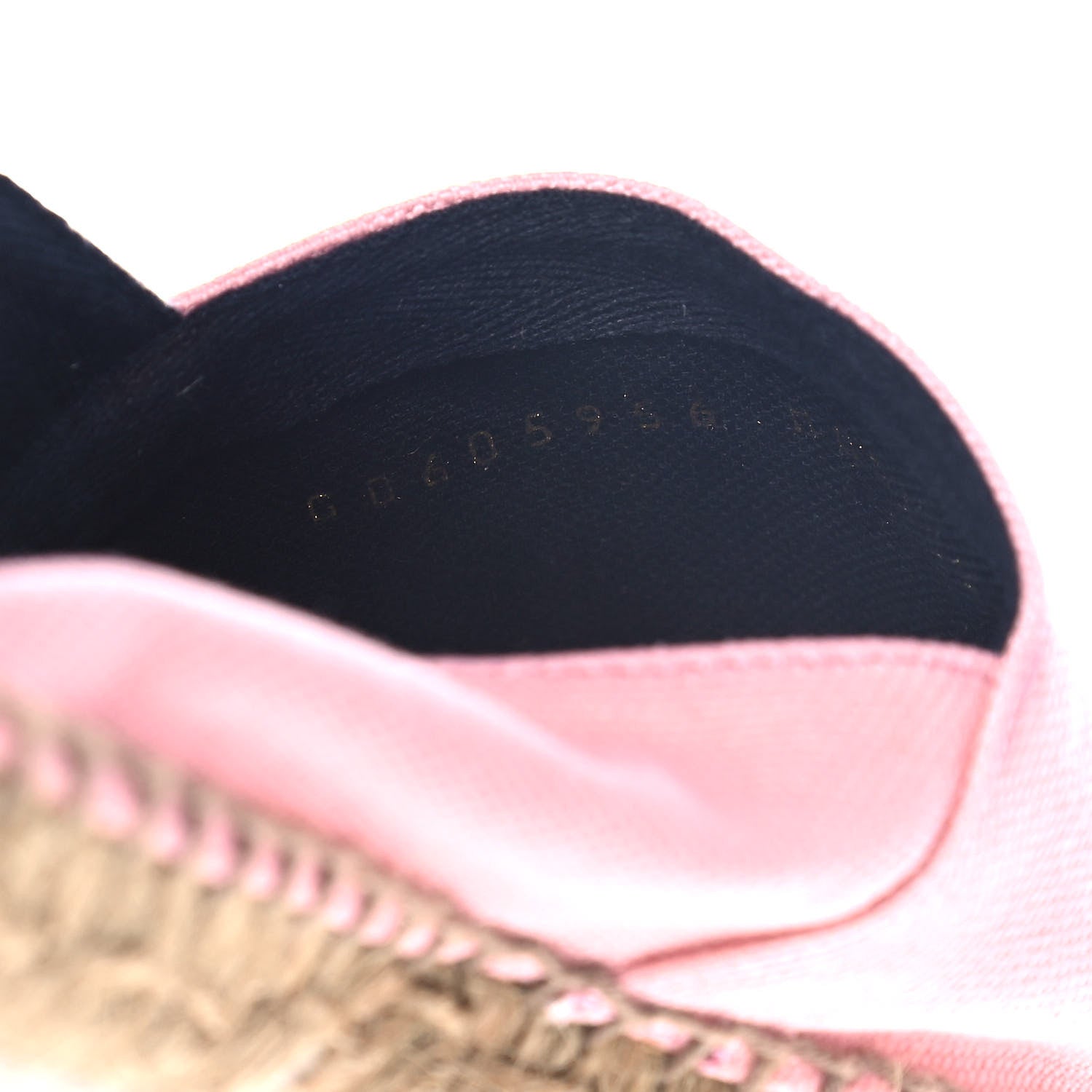 Saint Laurent Canvas Elba Light Logo Embroidered Espadrilles 36 Pink 9 of 11