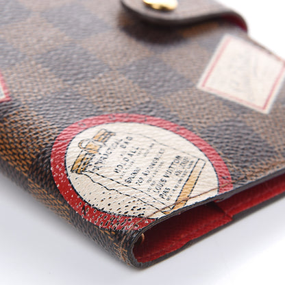 Louis Vuitton Damier Ebene Patch Small Ring Agenda Cover 7 of 11