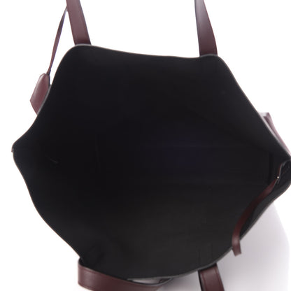 Saint Laurent Calfskin Medium Shopping Tote Bordeaux 6 of 8