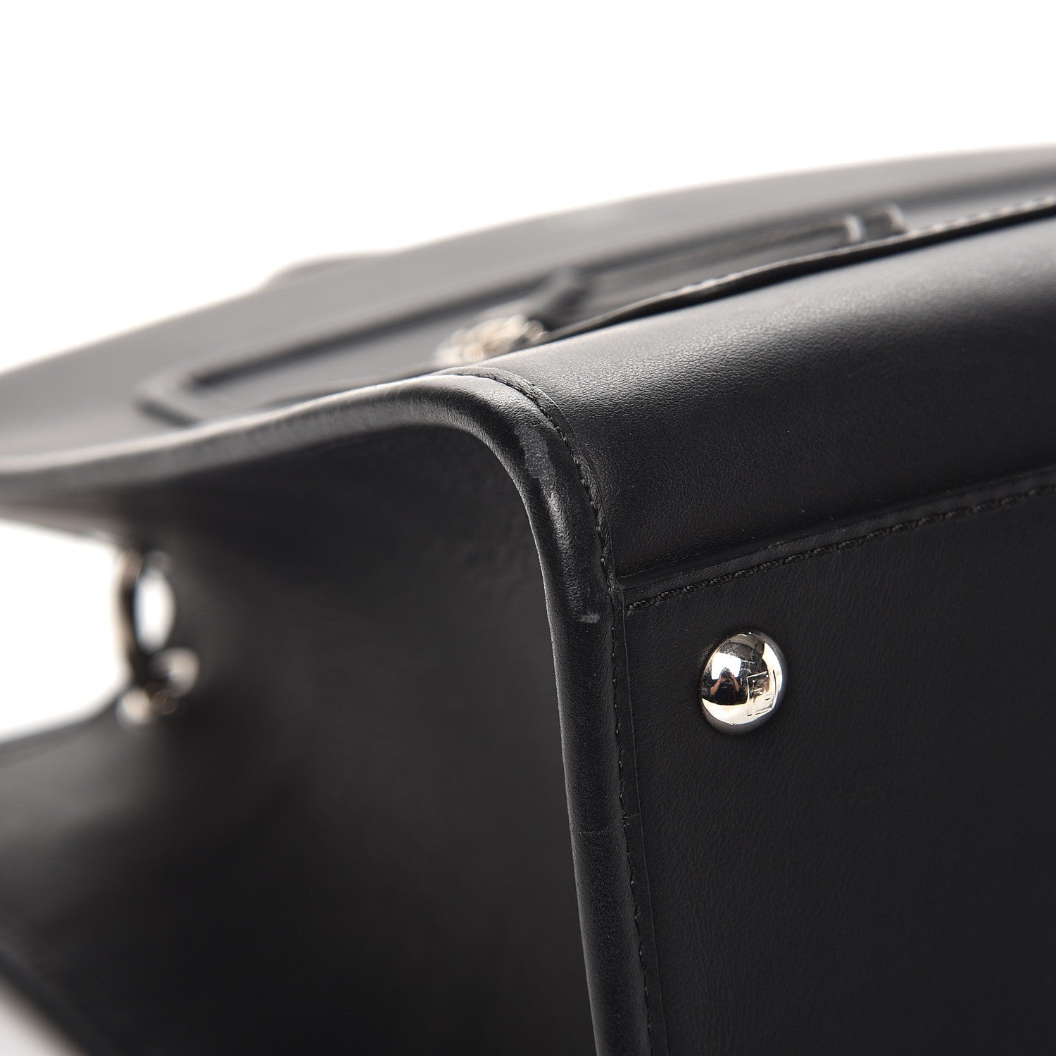 Fendi Vitello Century Opaco F is Fendi Regular Runaway Satchel Black 9 of 13