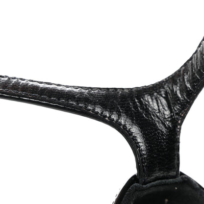 Saint Laurent Patent Opyum Appelle Moi Ankle Strap Pump 39 Black 10 of 16