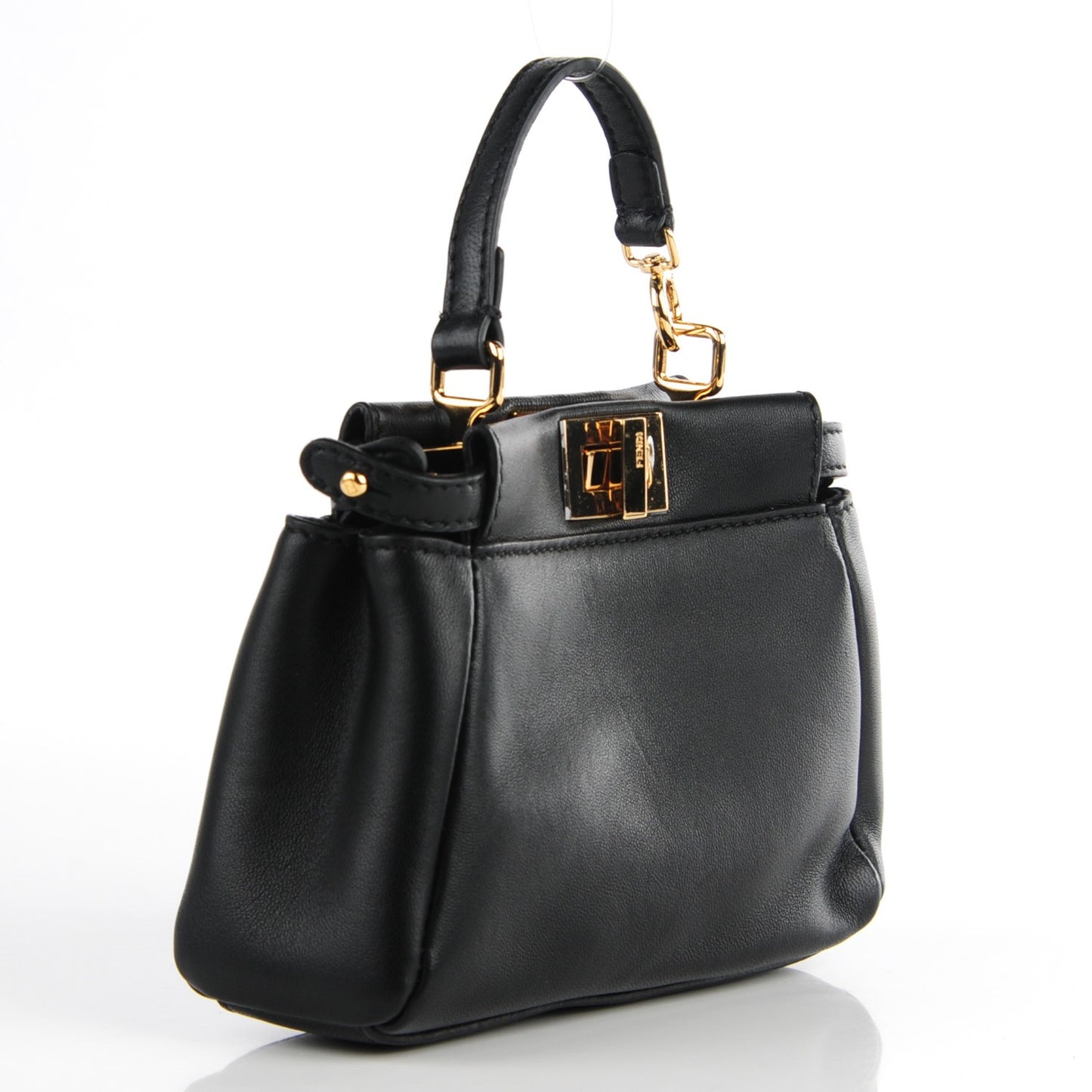 Nappa Micro Peekaboo Iconic Satchel Black